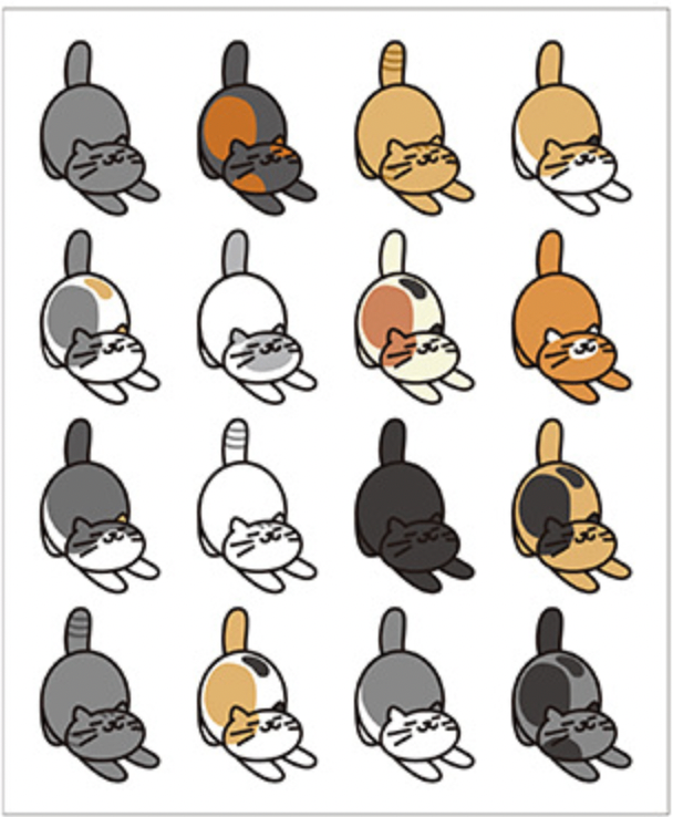 Sticker Cat (9.5x11.4cm)