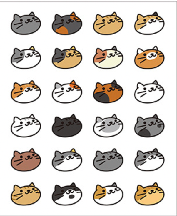 Sticker Cat (9.5x11.4cm)