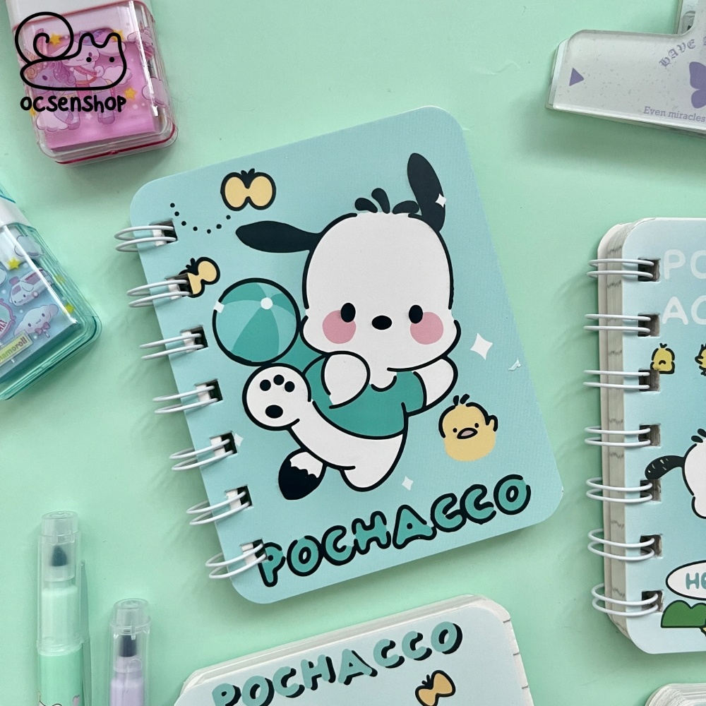 Sổ A7 gáy xoắn Pochacco