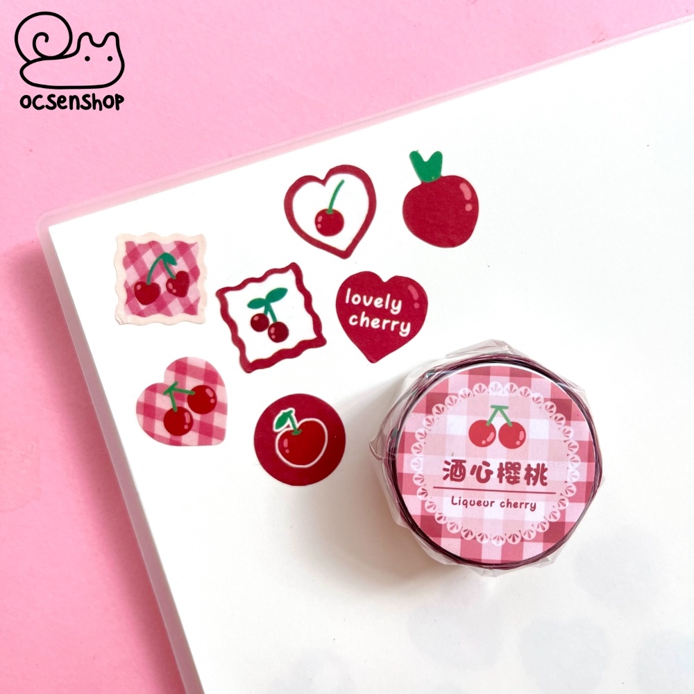 Sticker dạng cuộn họa tiết - 1.8cm