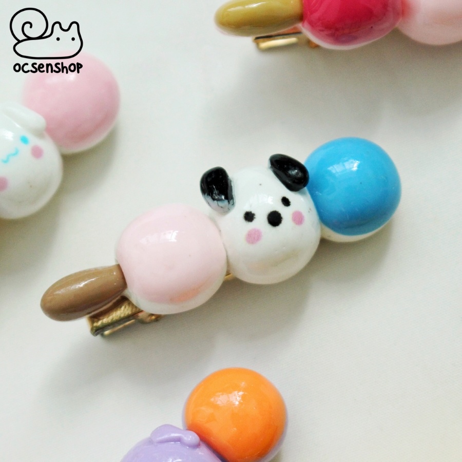 Set kẹp tóc dango Sanrio (2c)