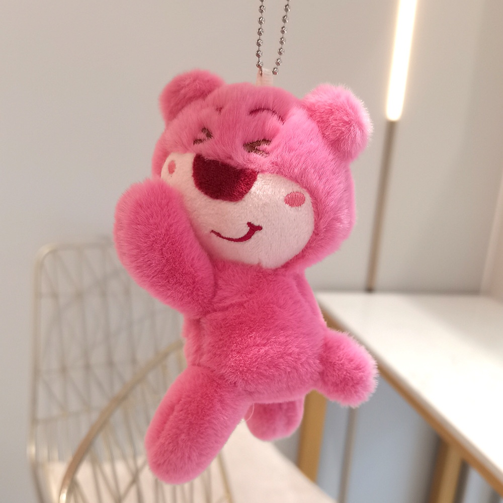 Móc khóa bông Lotso nằm