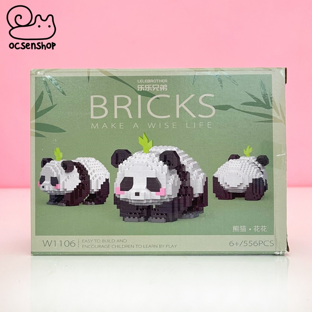 Bộ xếp hình Bricks Panda