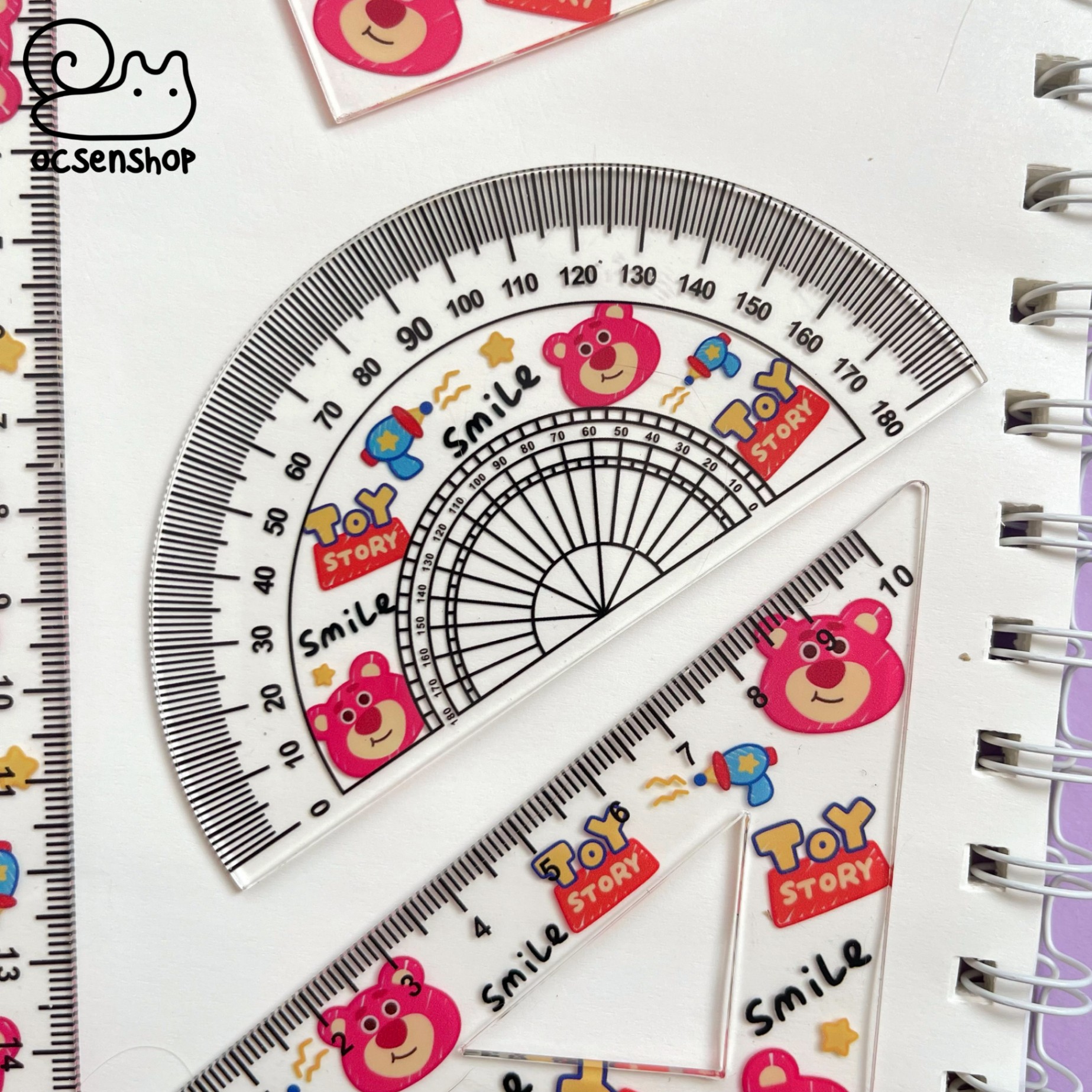 Set thước kẻ Sanrio (4c)