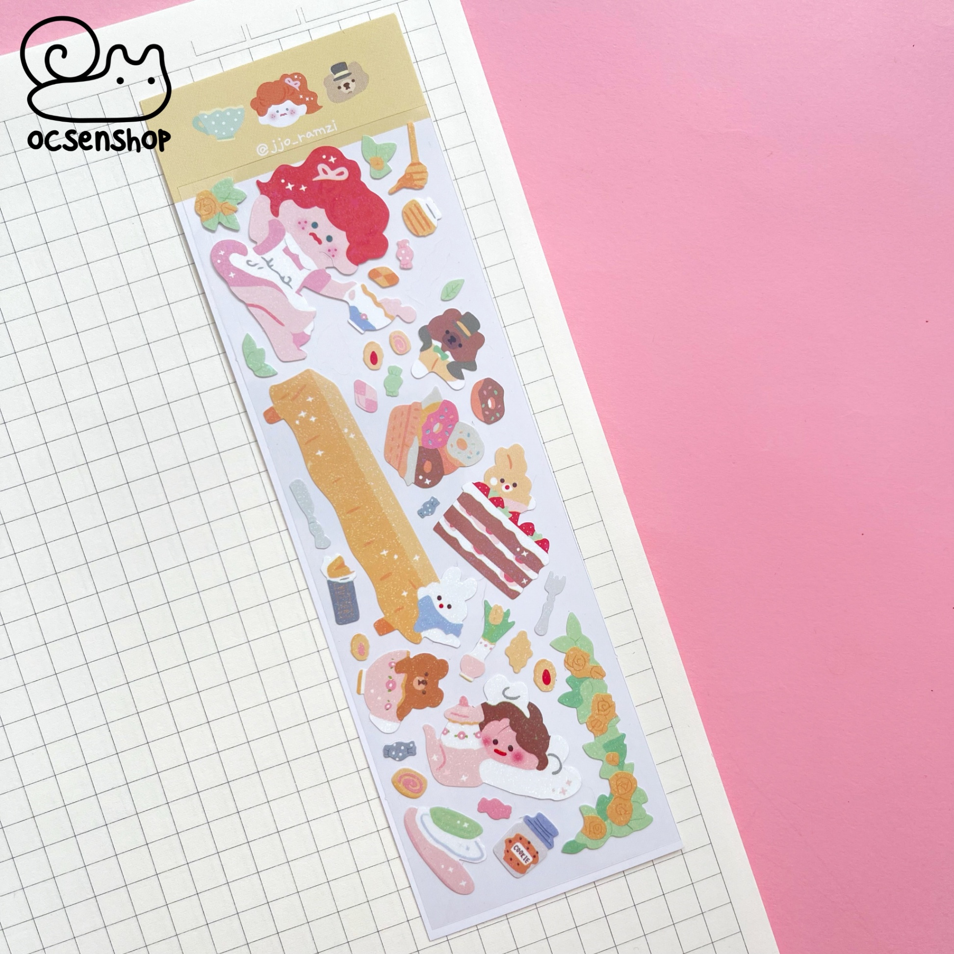 Sticker Cute Girl