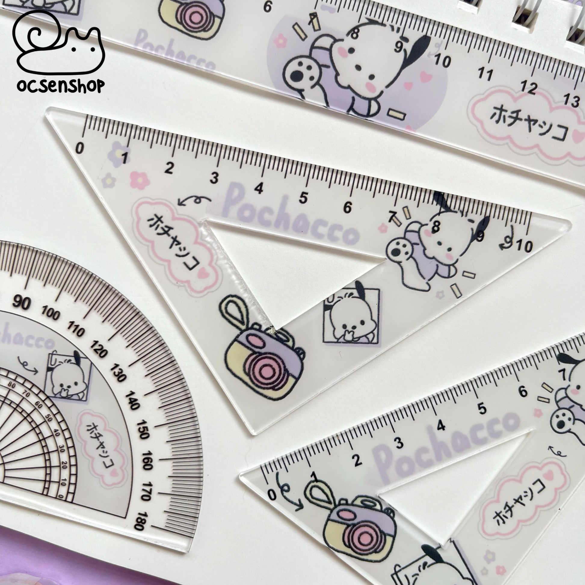 Set thước kẻ Sanrio (4c)