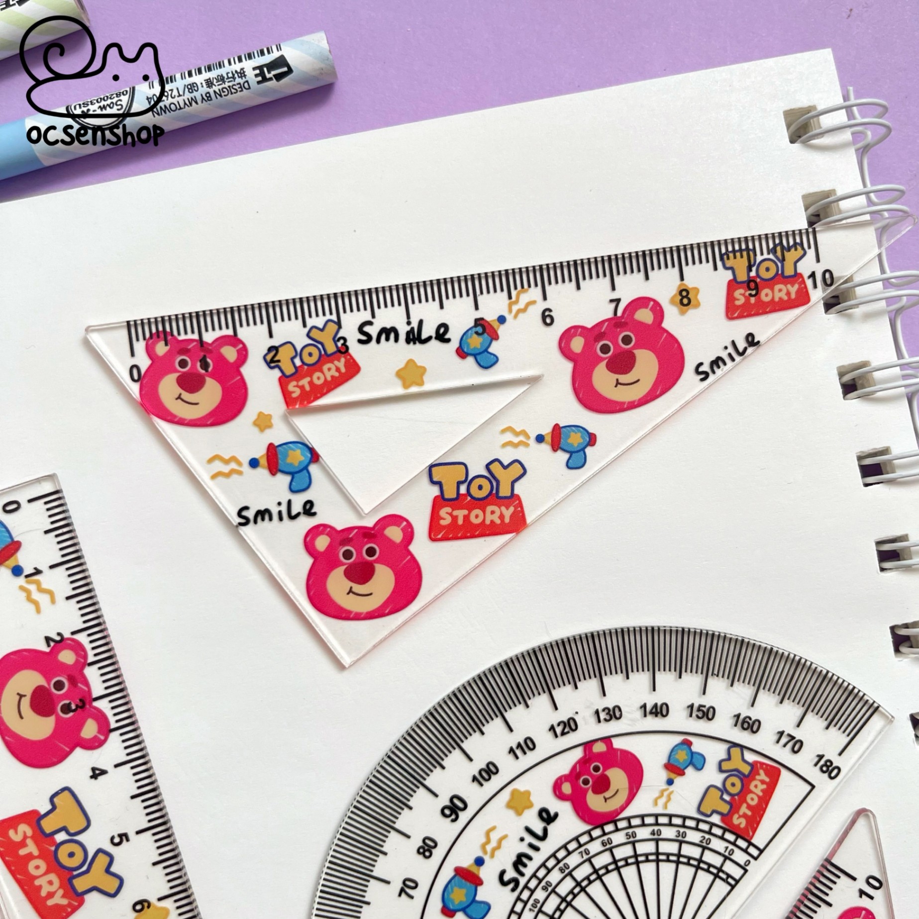 Set thước kẻ Sanrio (4c)