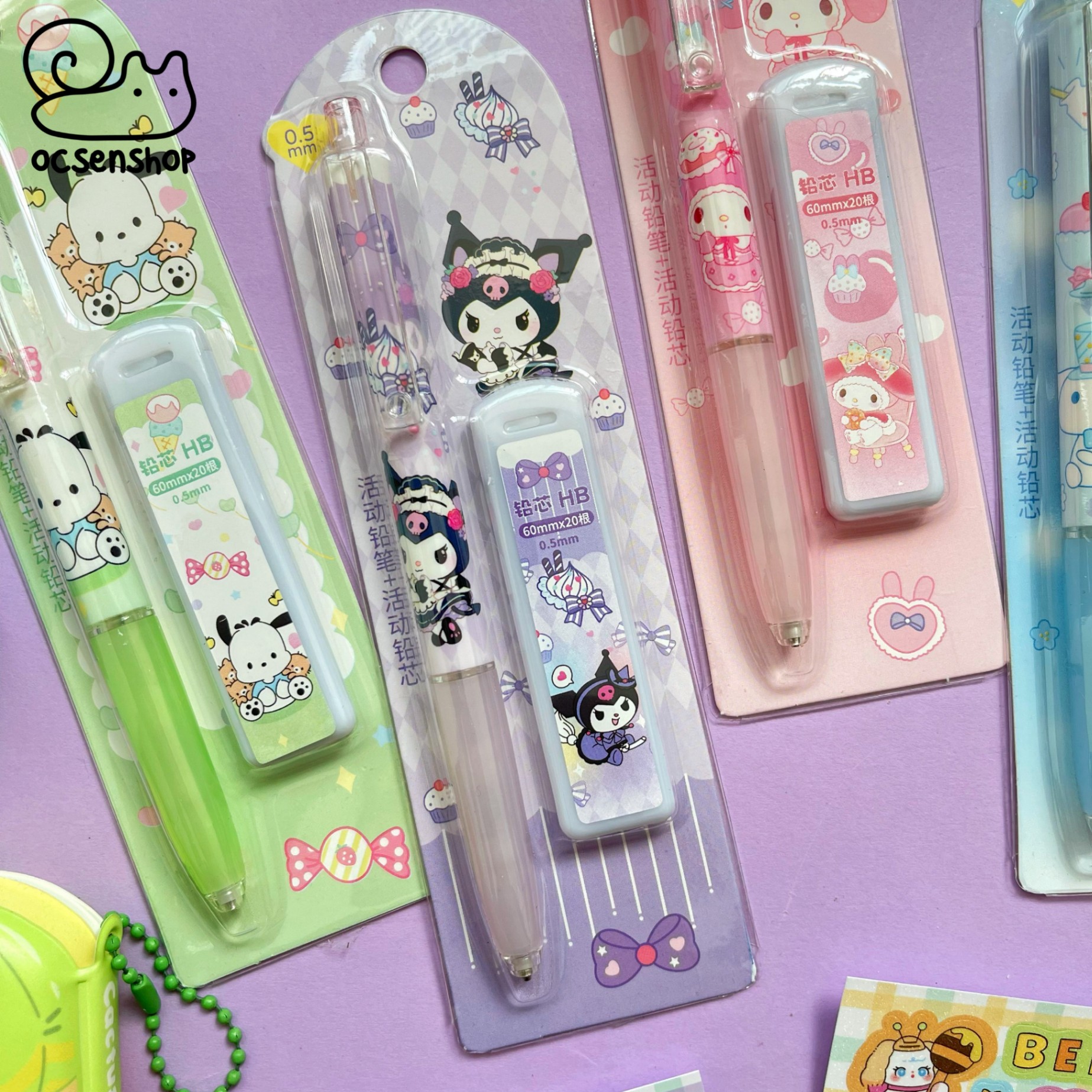 Set bút chì kim + ngòi chì Sanrio