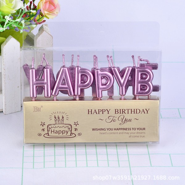 Set nến chữ Happy birthday