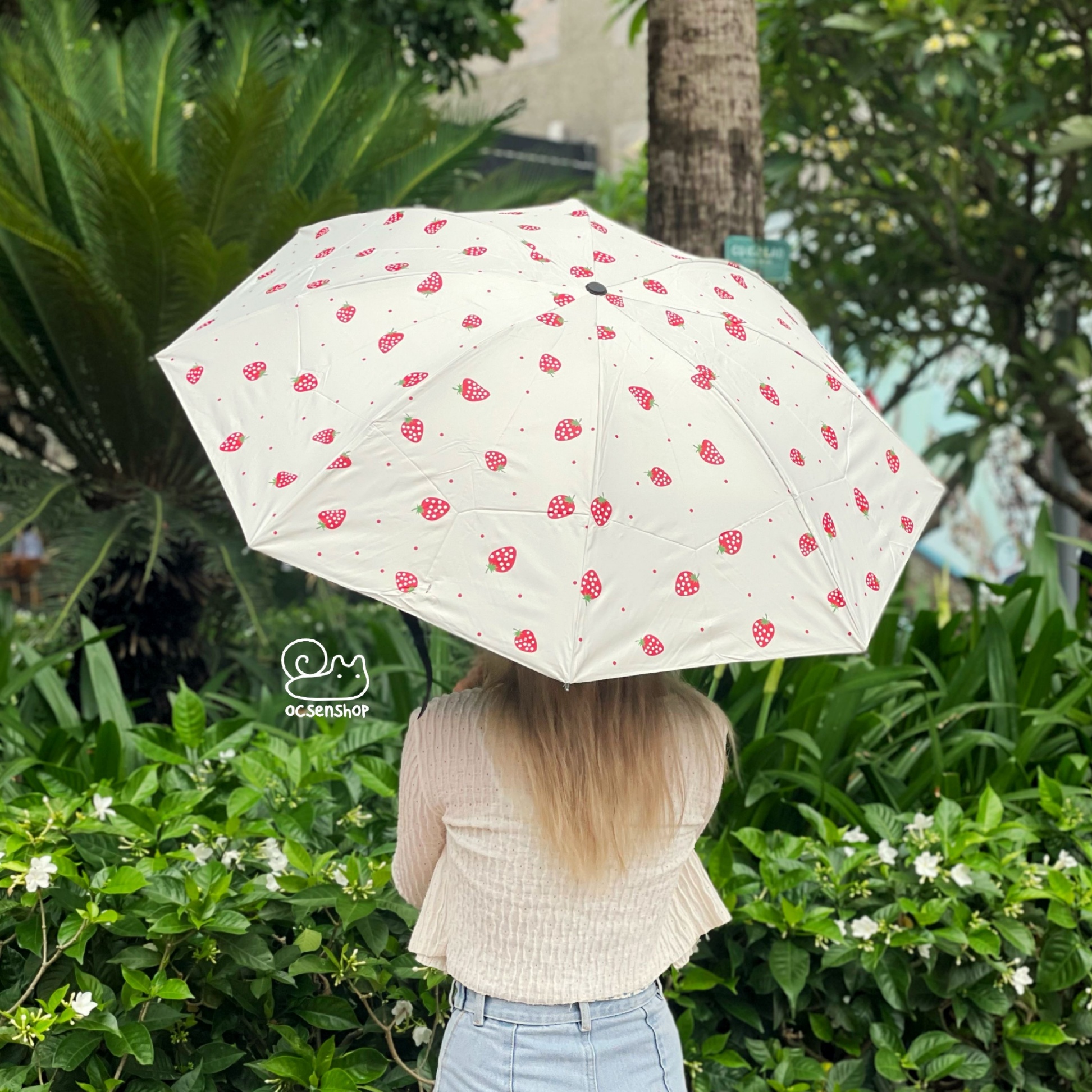 Ô cán ngắn Dâu tây