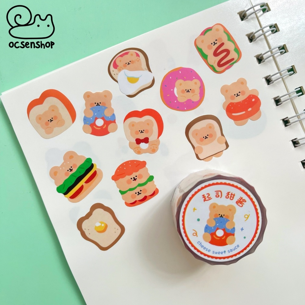 Sticker dạng cuộn Động vật - 3cm