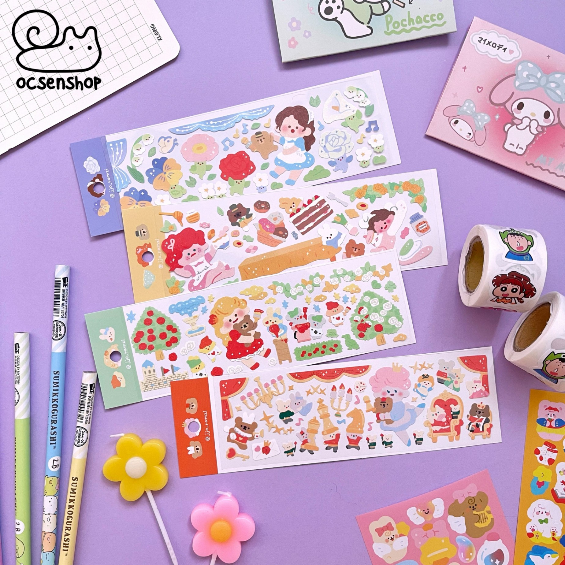 Sticker Cute Girl