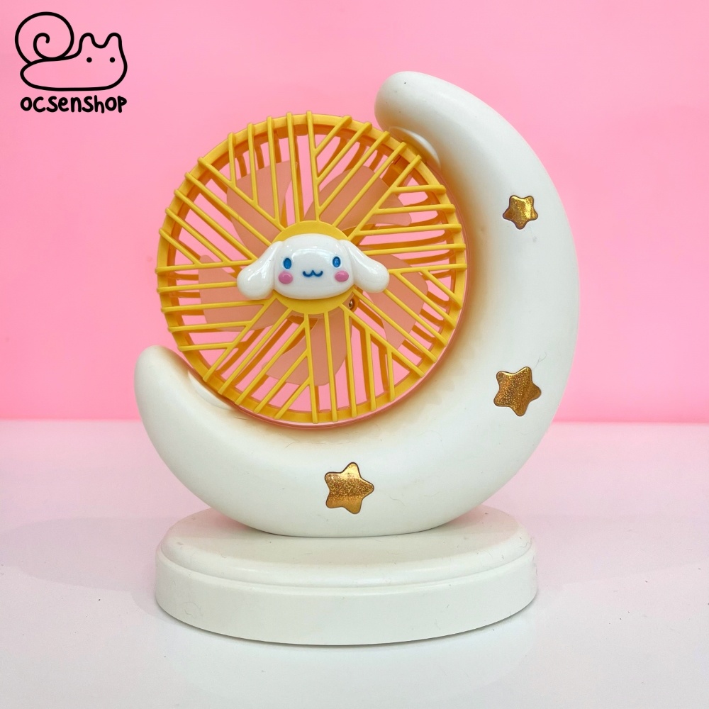 Quạt USB Sanrio mặt trăng