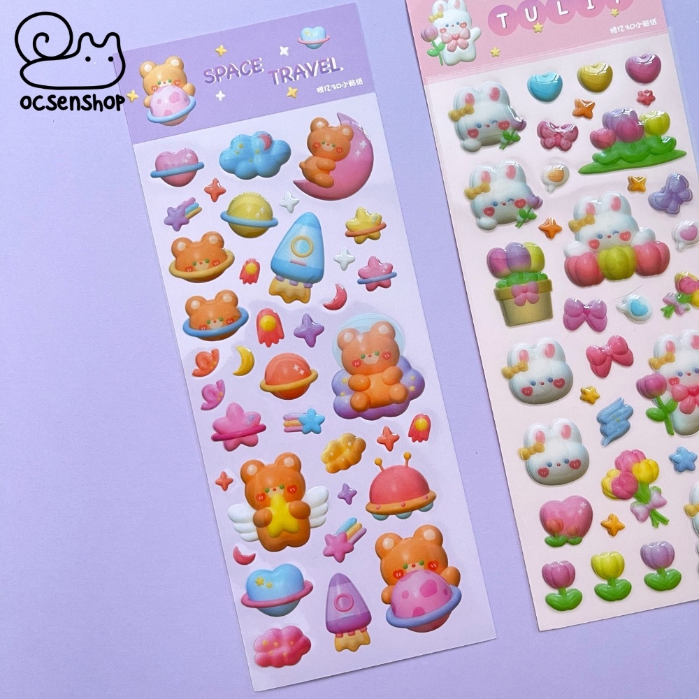 Sticker 3D Động vật