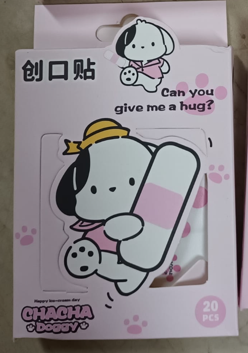 Hộp băng dán cá nhân Chacha Doggy