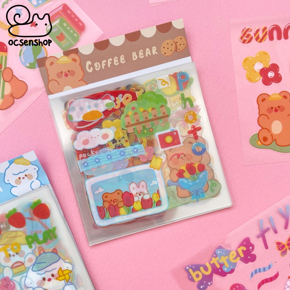 Set sticker bảng nhỏ Động vật