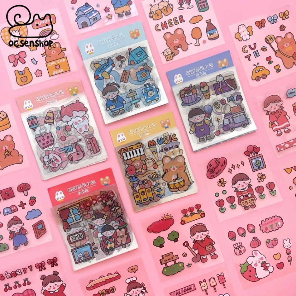 Set sticker bang nho RiiRii (20 tam)