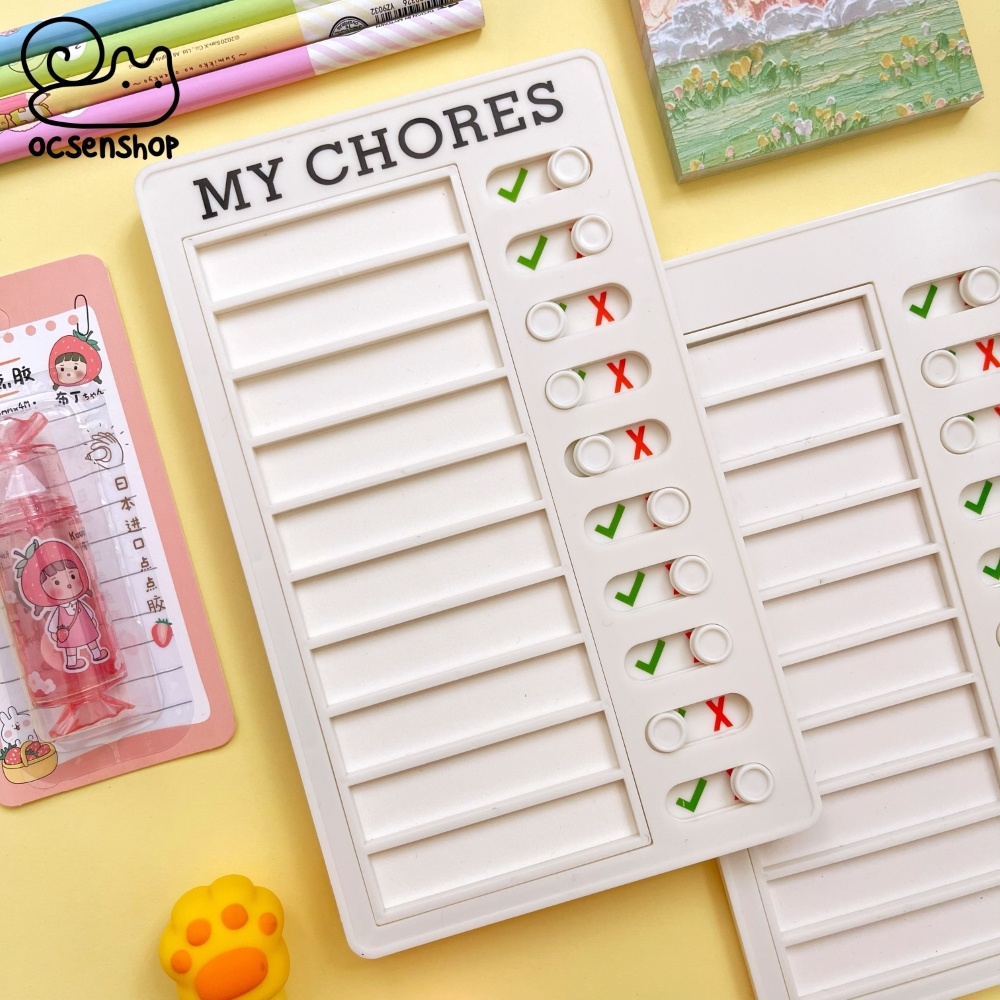 Bảng My Chores kèm 10 tờ giấy