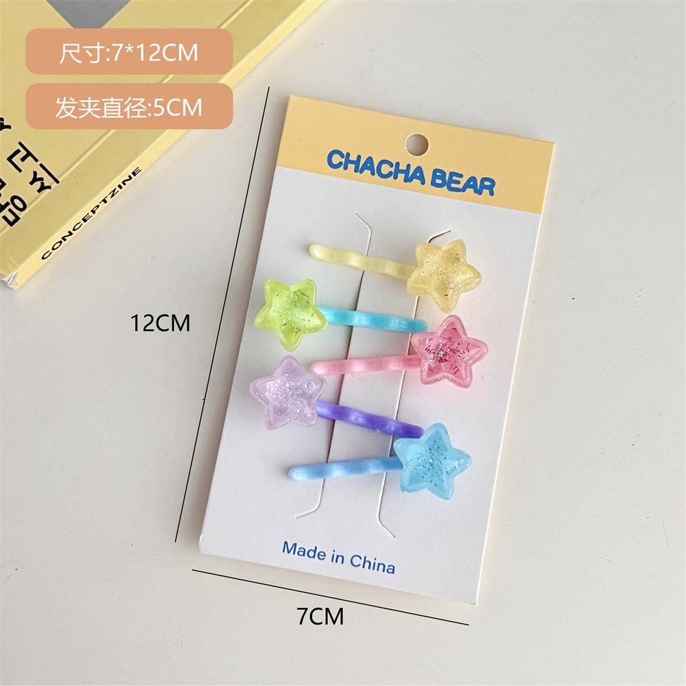 Set kẹp tóc Chacha Bear (5c)