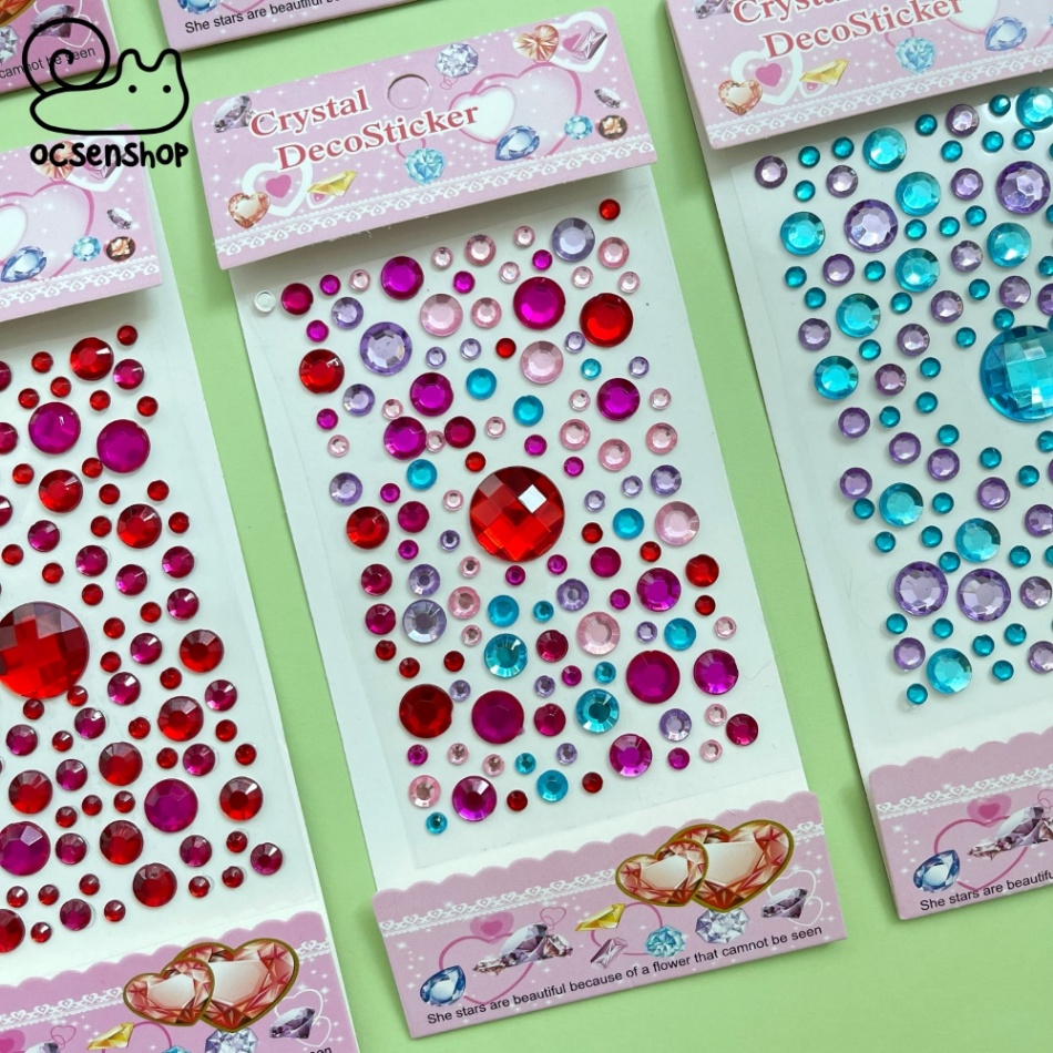 Sticker nổi Twinkle Jewel Seal tròn