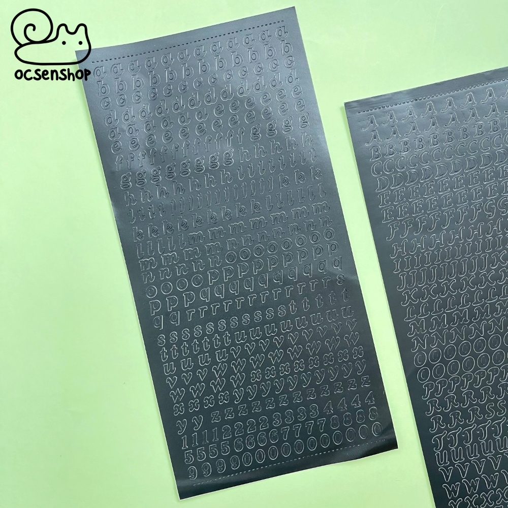 Sticker Bảng chữ cái
