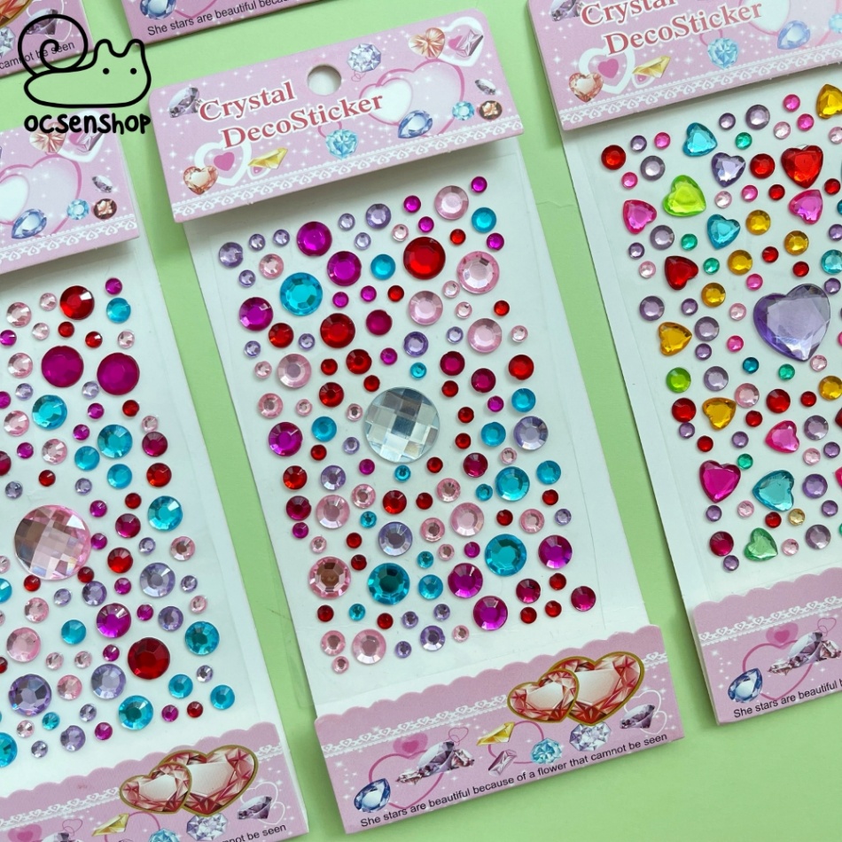 Sticker nổi Twinkle Jewel Seal tròn