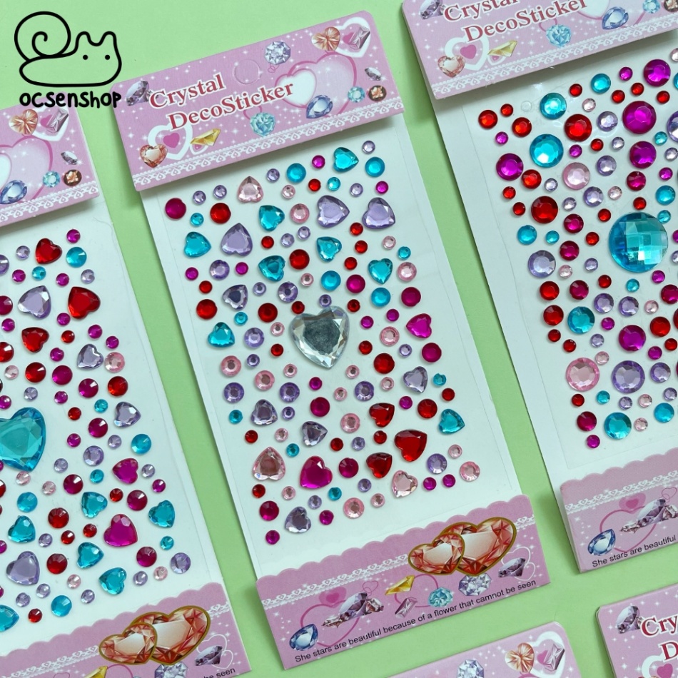 Sticker nổi Twinkle Jewel Seal tròn