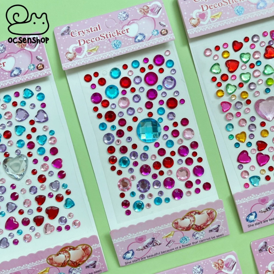 Sticker nổi Twinkle Jewel Seal tròn