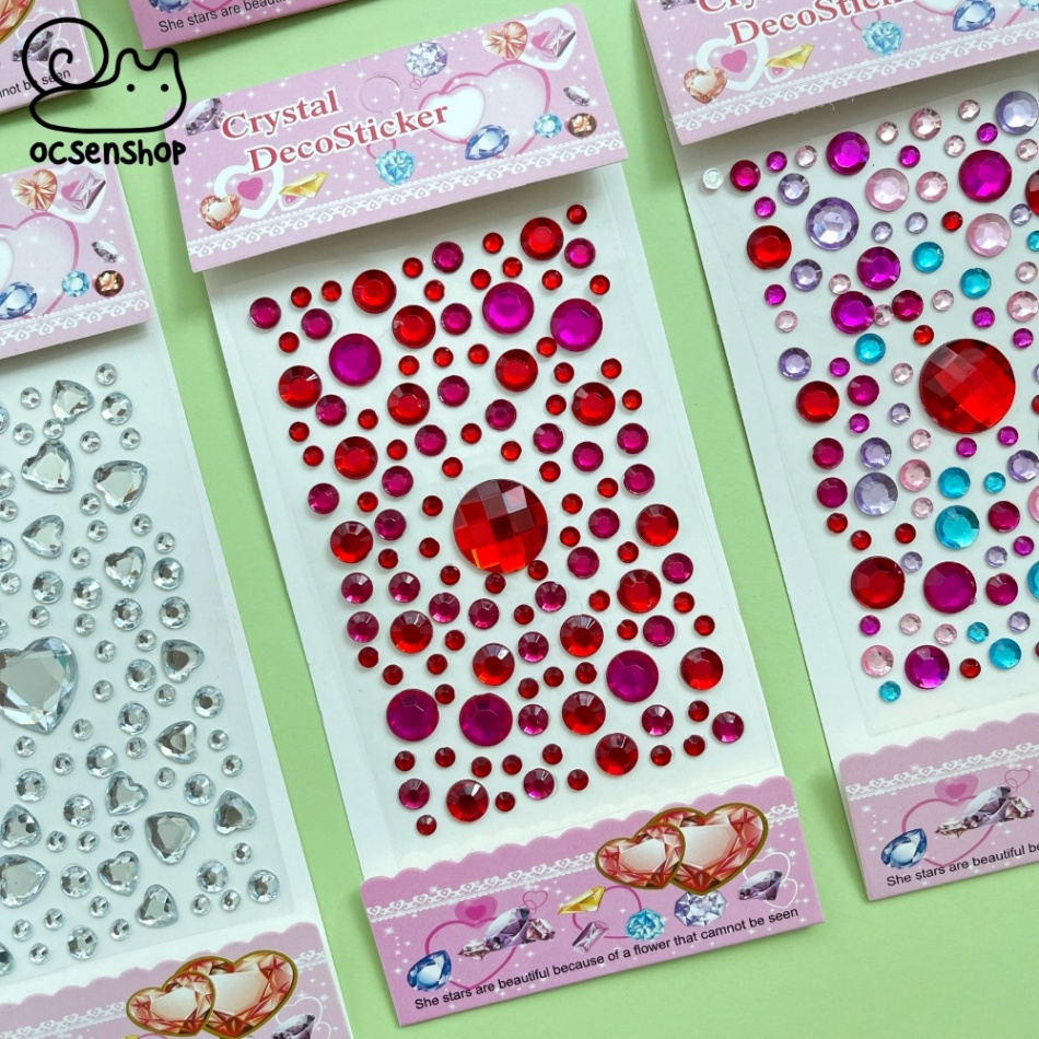 Sticker nổi Twinkle Jewel Seal tròn