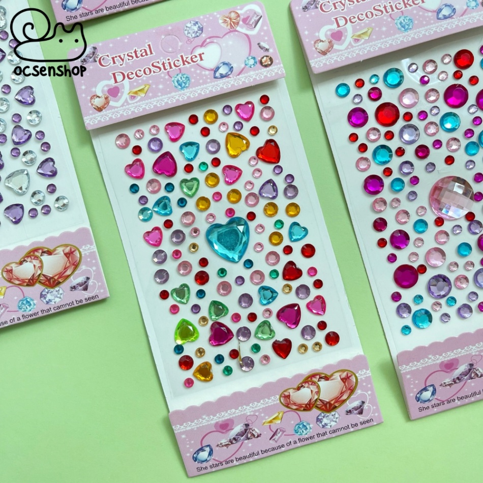 Sticker nổi Twinkle Jewel Seal Trái tim