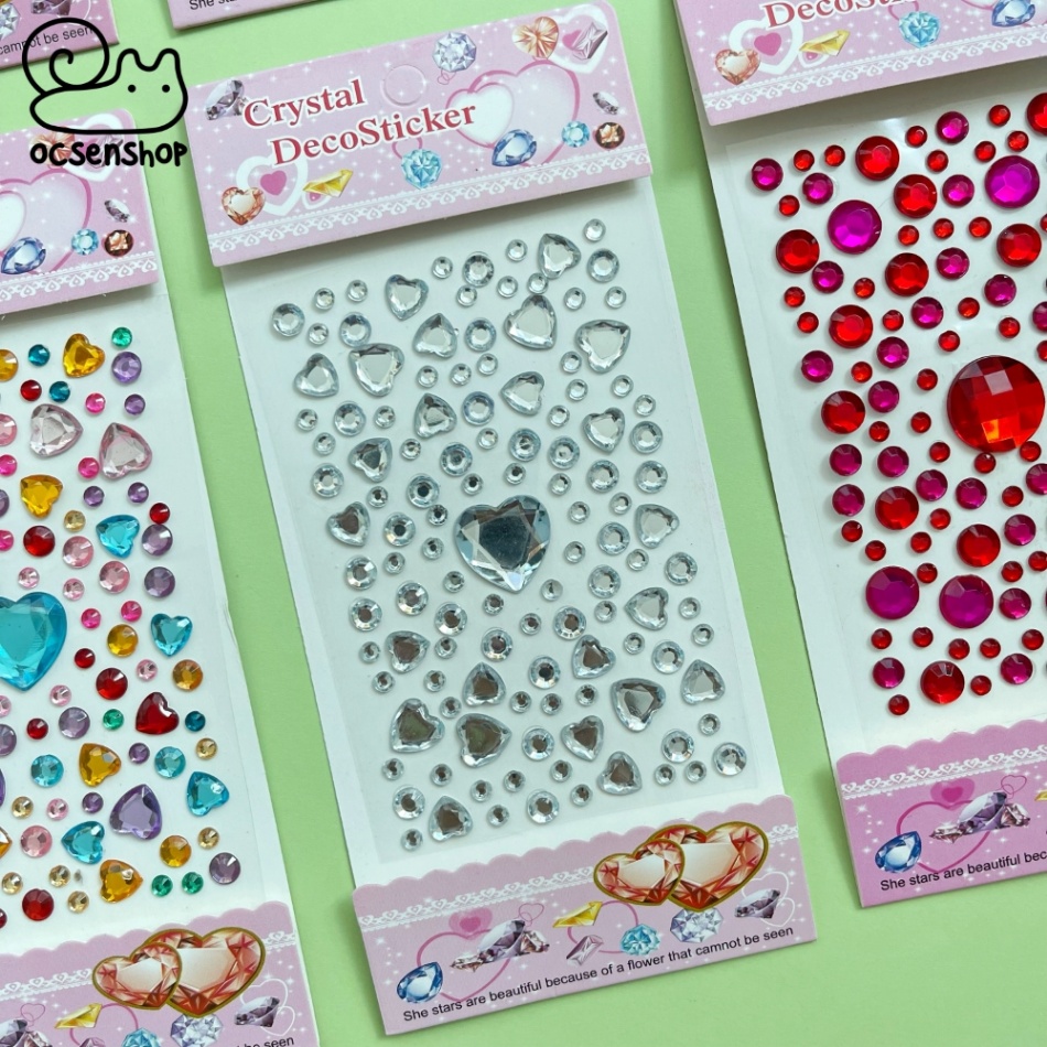 Sticker nổi Twinkle Jewel Seal Trái tim