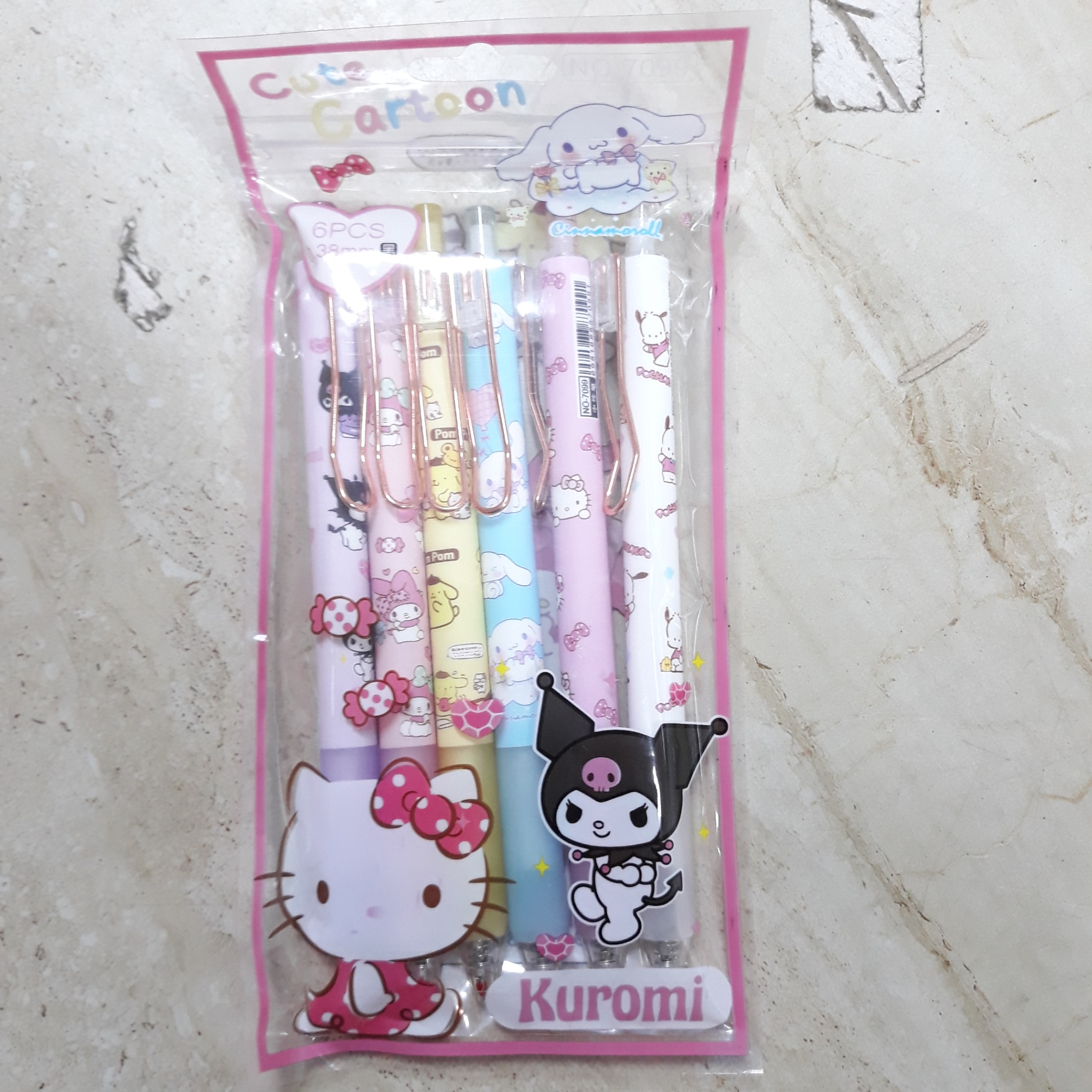 Set bút bi Sanrio (6c)