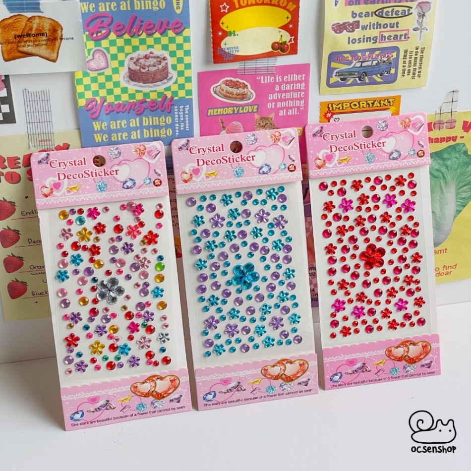 Sticker noi Twinkle Jewel Seal Hoa