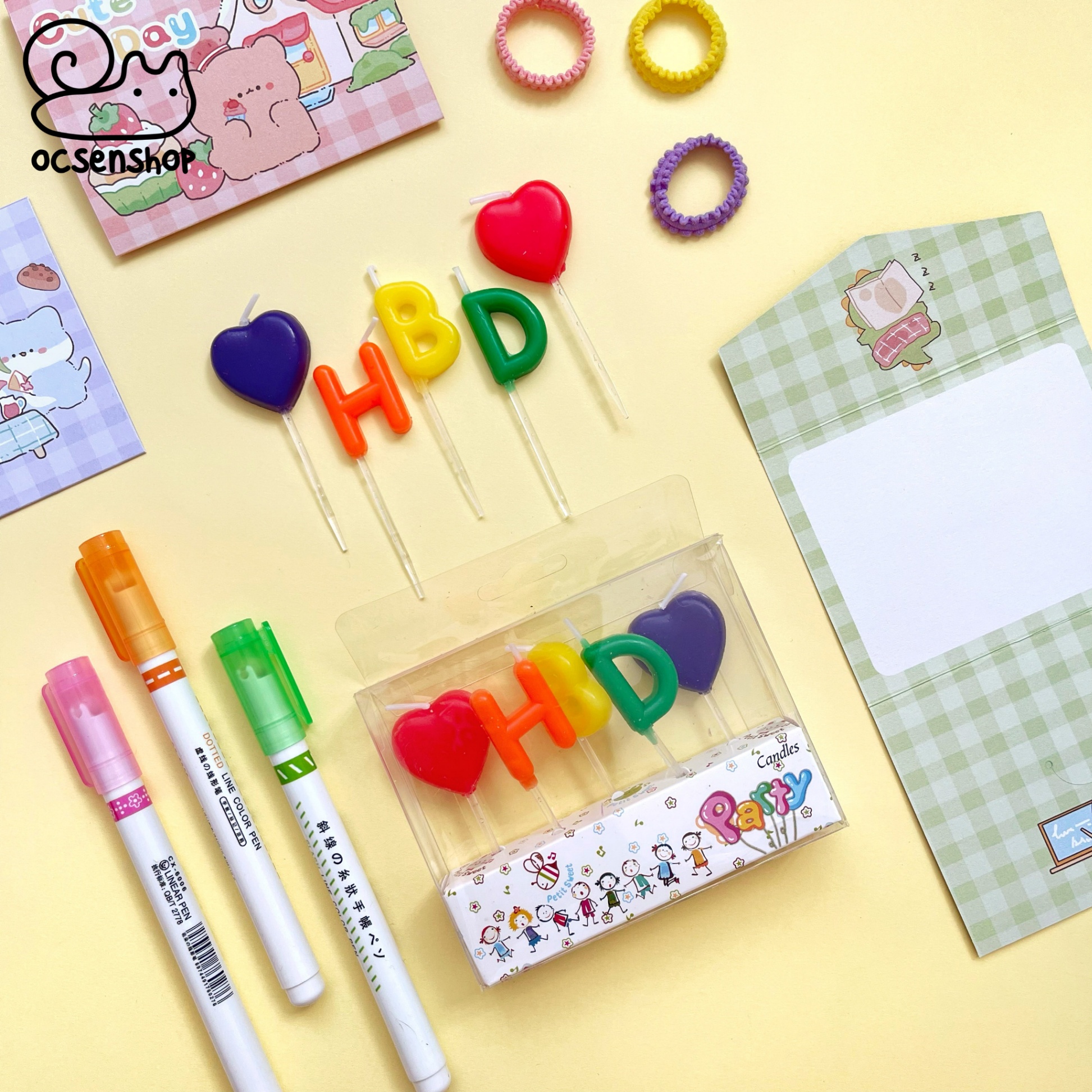 Set nến HBD (5c)