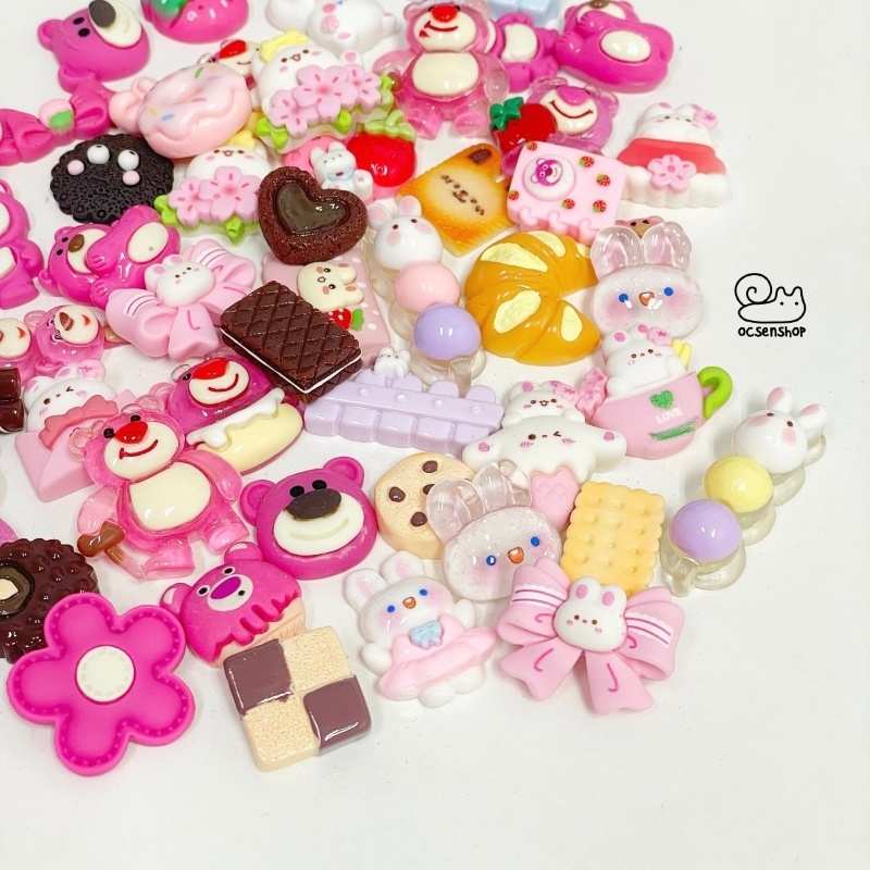 Set 10 charm nhua