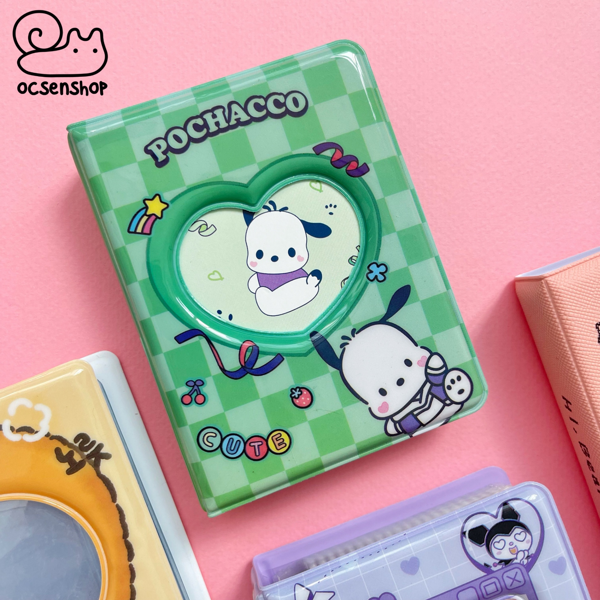 Collect book Sanrio nền kẻ ô (20tr-8.9x6cm)