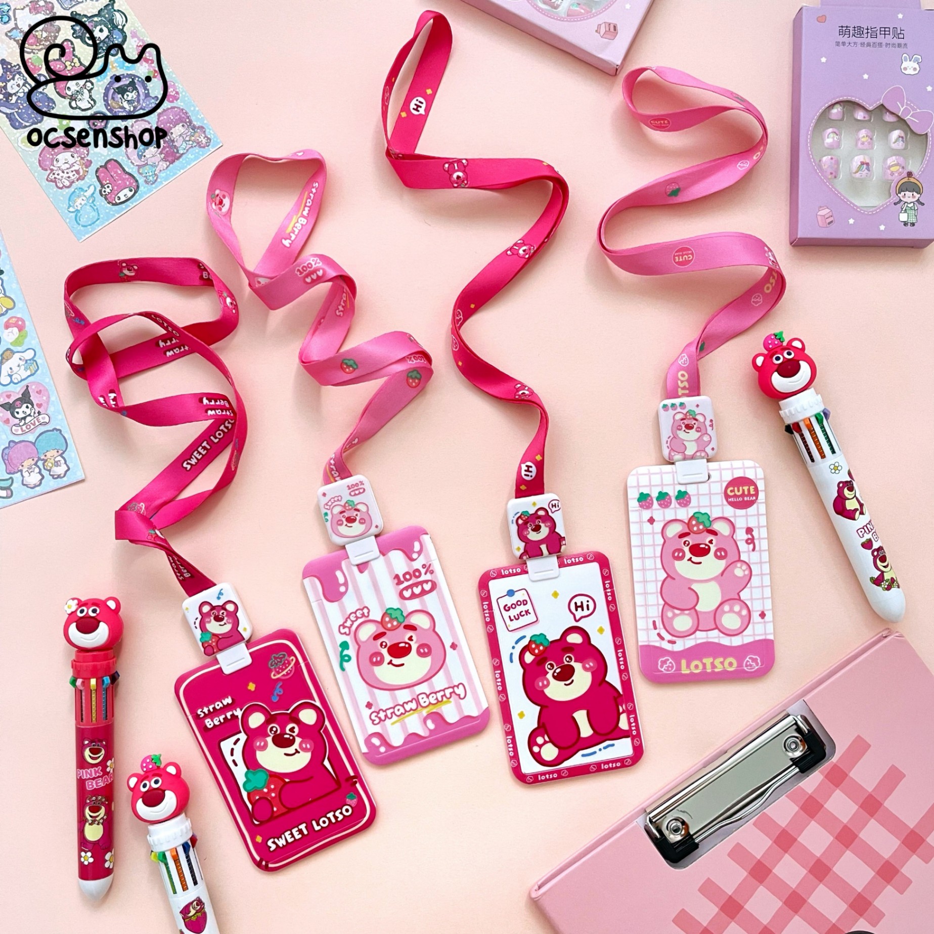 Card holder kèm dây Lotso