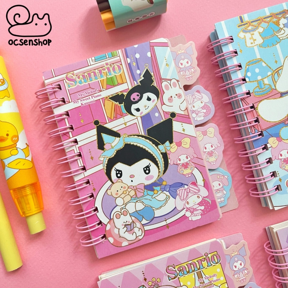 Sổ A7 gáy xoắn Sanrio