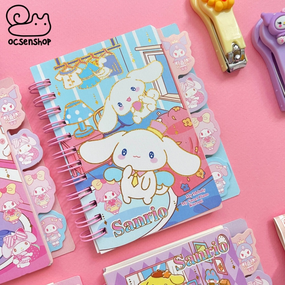 Sổ A7 gáy xoắn Sanrio