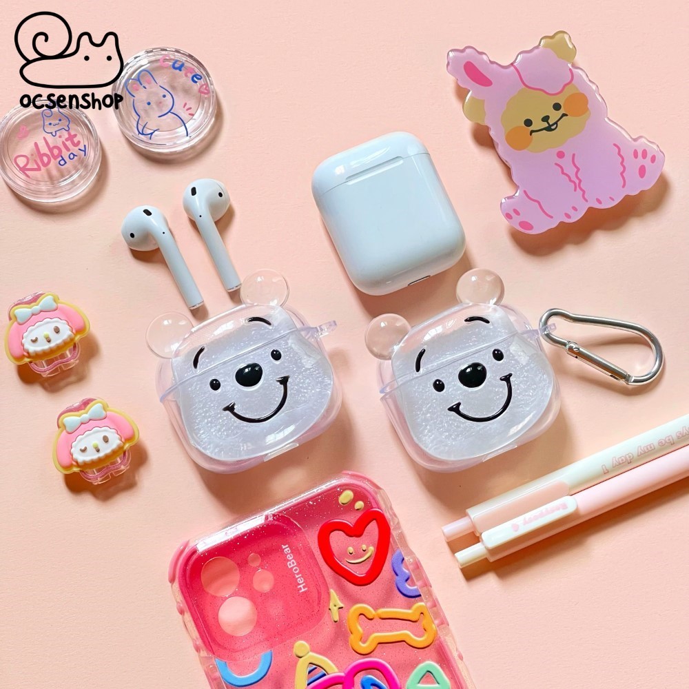 Airpods case trong Gau Pooh