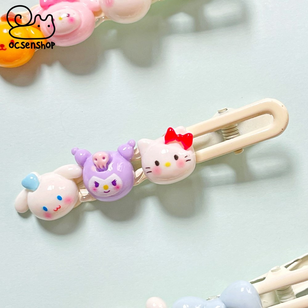 Set kẹp tóc mặt Sanrio (2c)