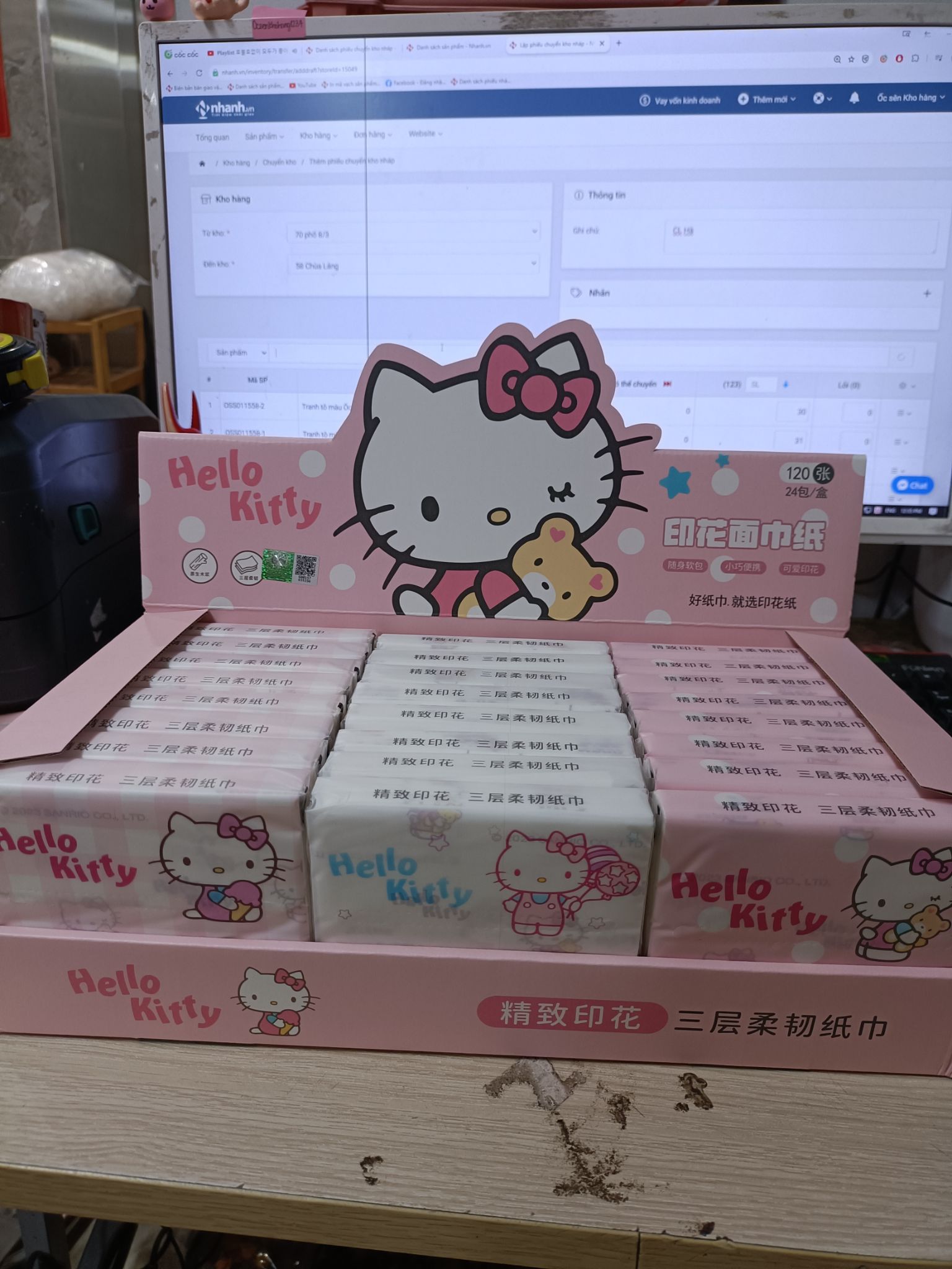 Giấy ăn khô Sanrio