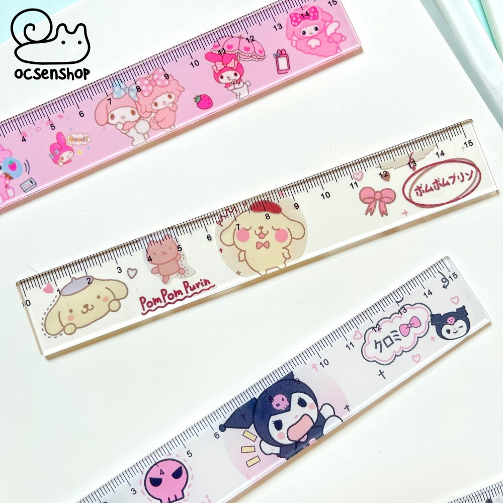 Thước kẻ Sanrio (15cm)