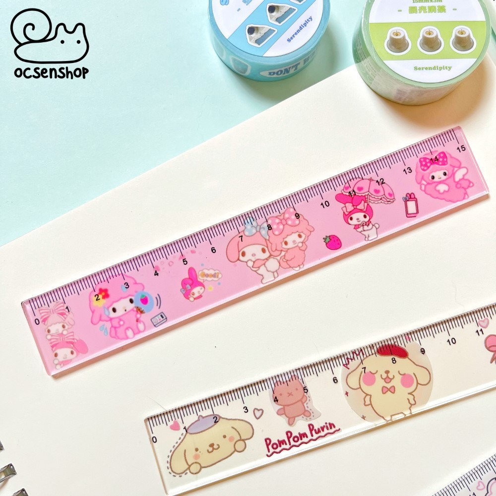 Thước kẻ Sanrio (15cm)