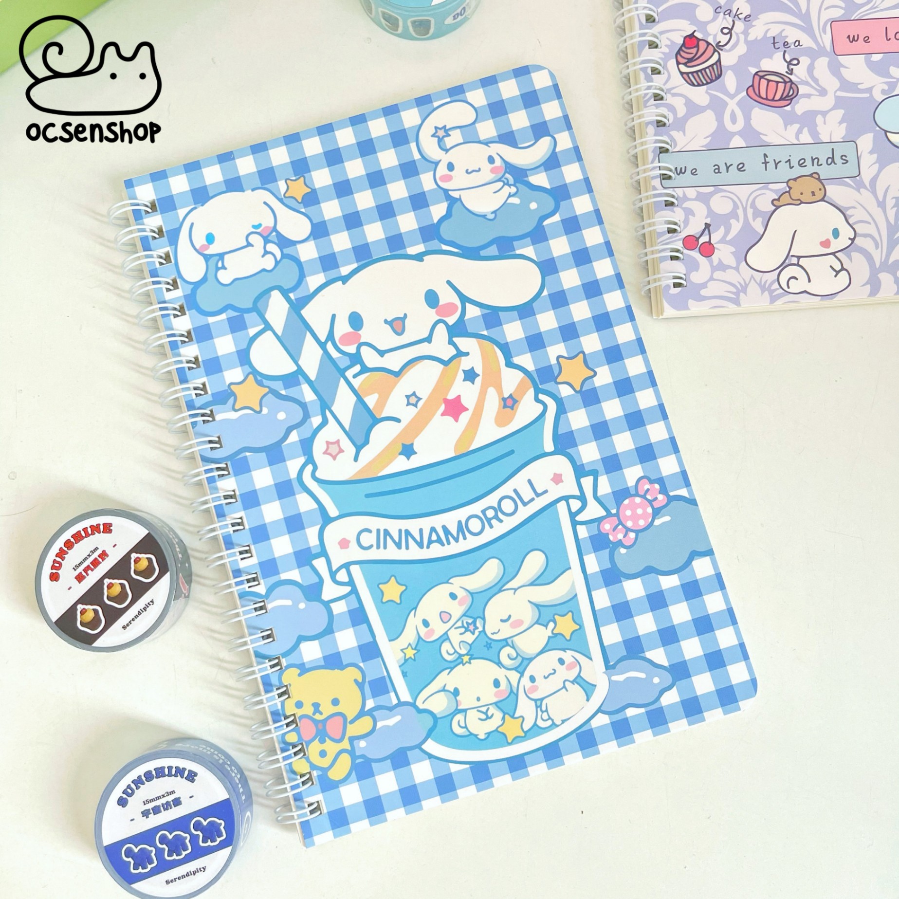 Sổ gáy xoắn A5 Cinnamoroll (60tr)