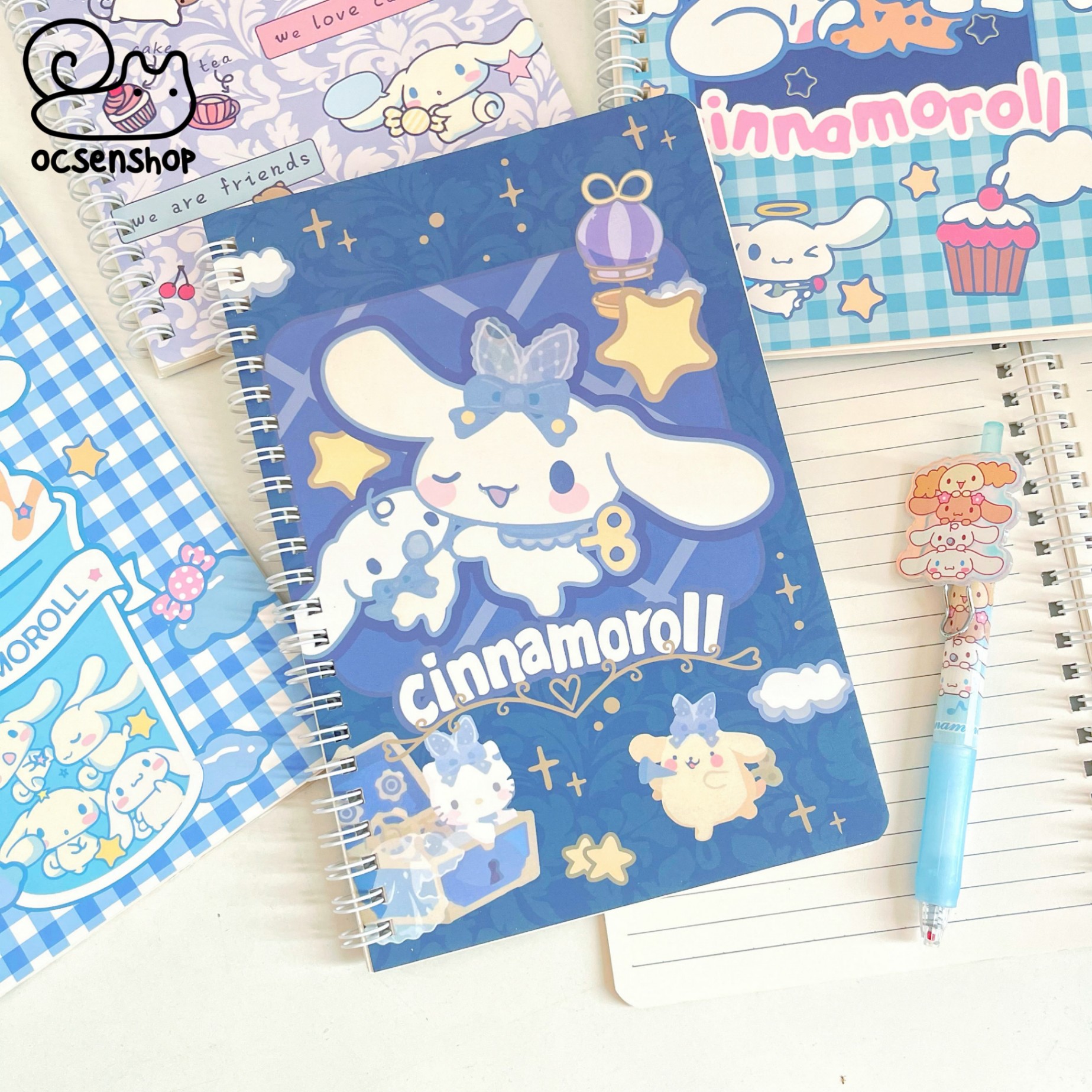 Sổ gáy xoắn A5 Cinnamoroll (60tr)