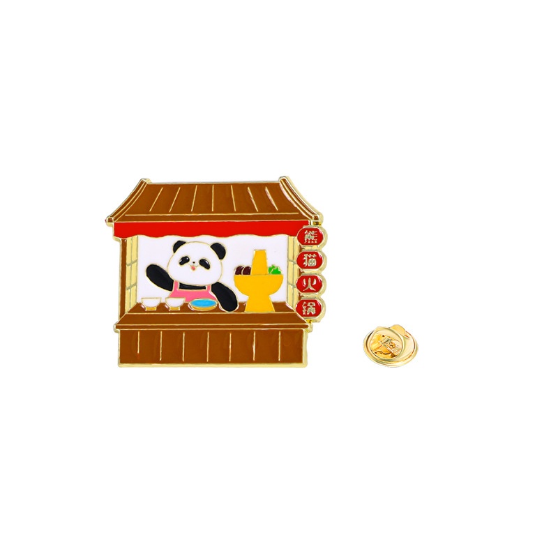 Pin cài áo Panda