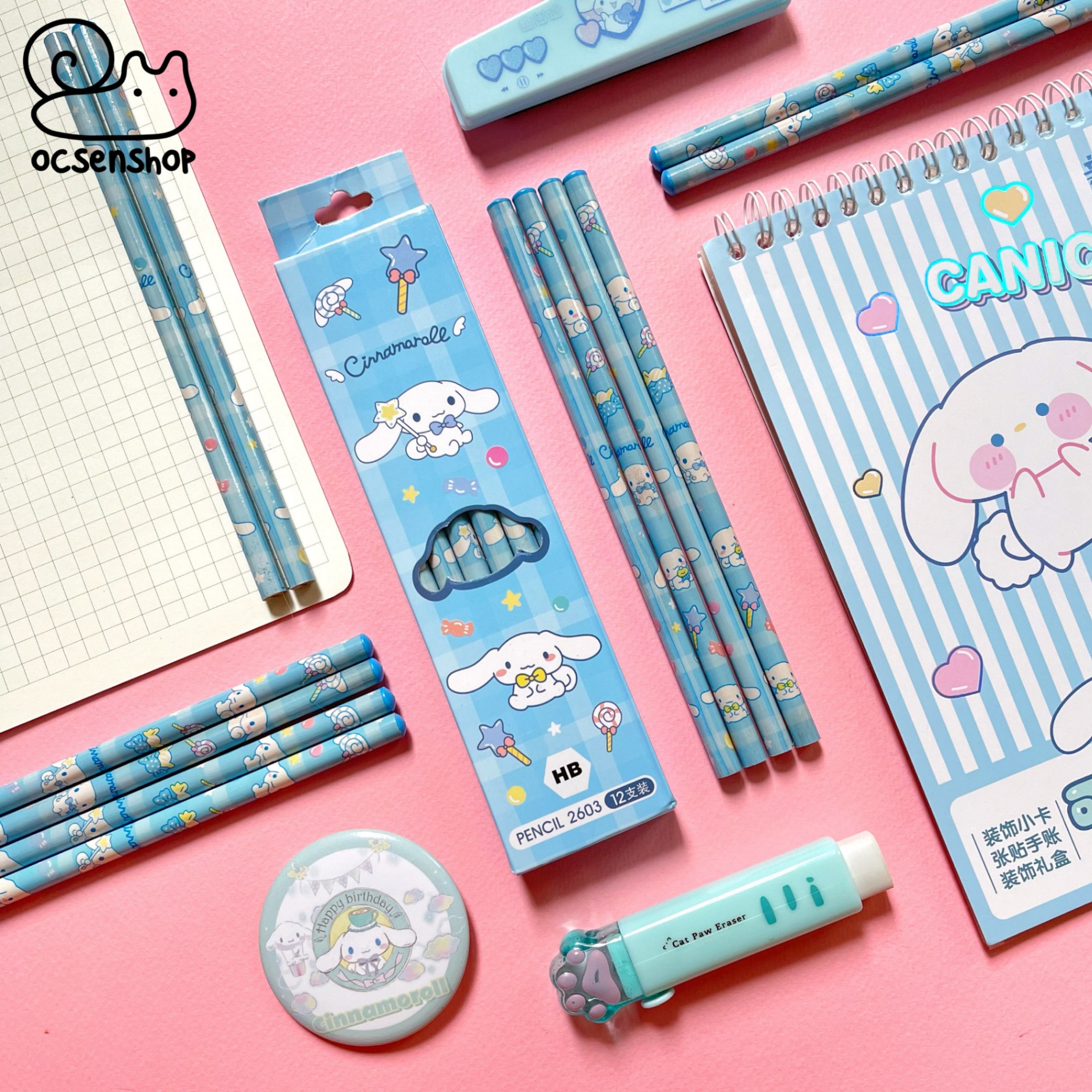 Set bút chì Sanrio (12c)