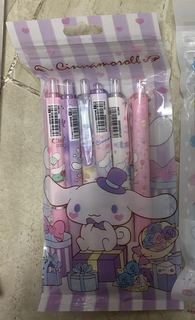 Set bút bi Sanrio (6c)