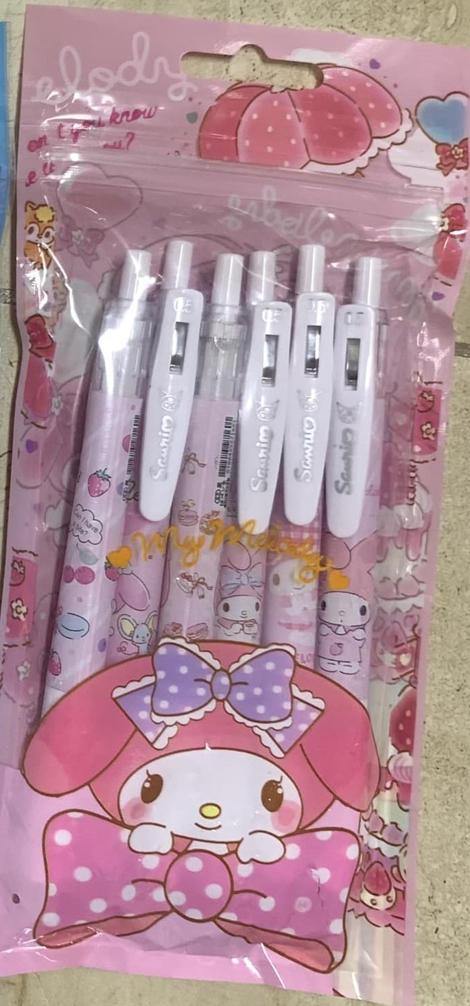 Set bút bi Sanrio (6c)